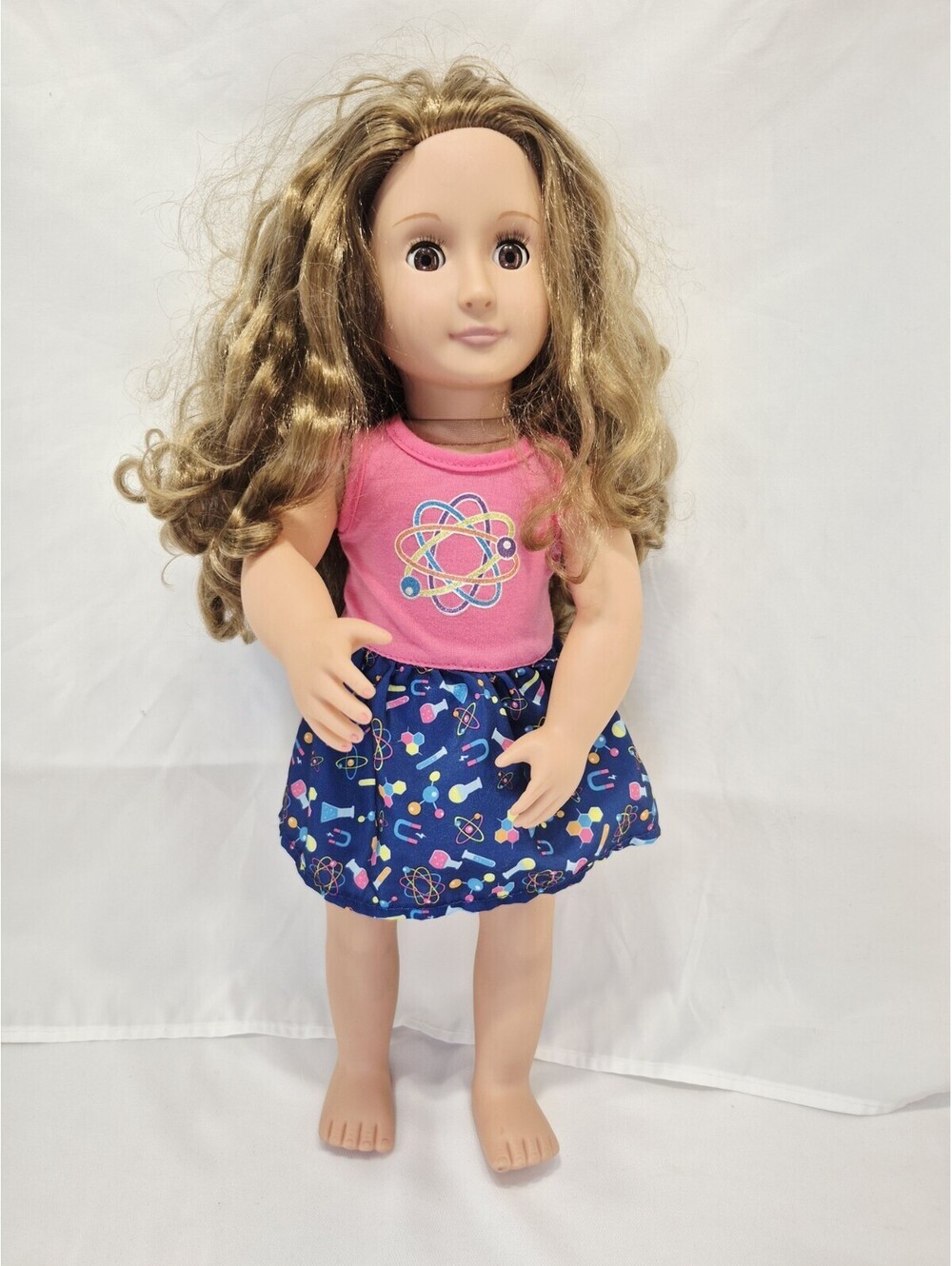 Battat Our Generation Doll 18" Blond Haired Brown Eyes Toy